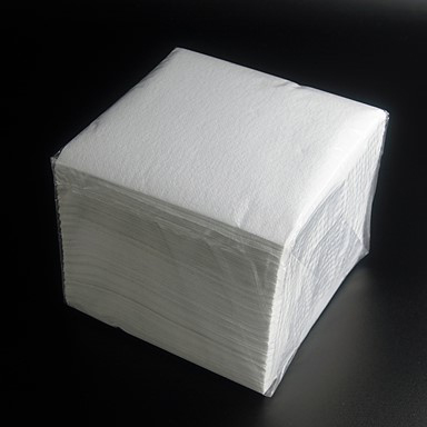 A stack of low lint cloths