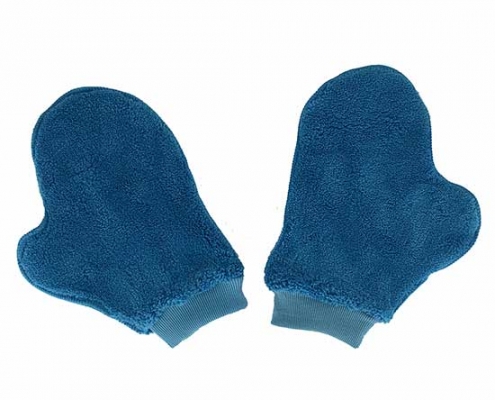microfiber cloth mitts
